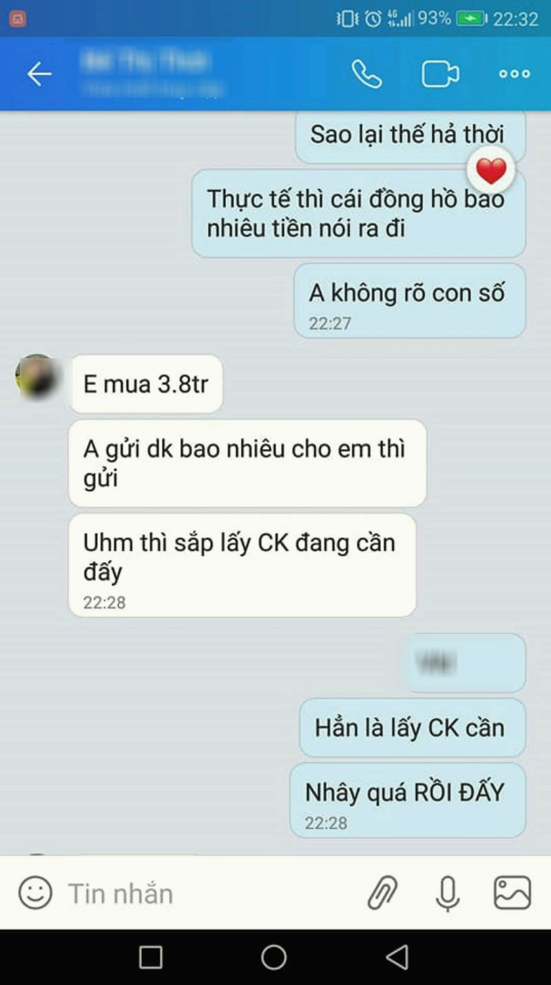 Quà không gặp được để lấy nên quy ra tiền mặt chuyển khoản.