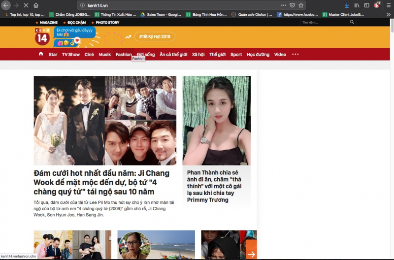 Website kenh14.vn