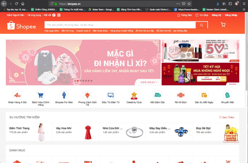 Website shopee.vn