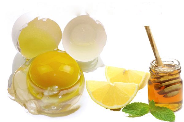 Sử Dụng Hỗn Hợp Mật Ong+ Chanh+ Lòng Trắng Trứng Gà