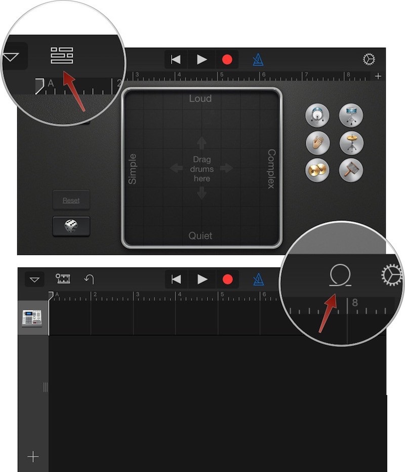 Công cụ cung cấp mang tên GarageBand