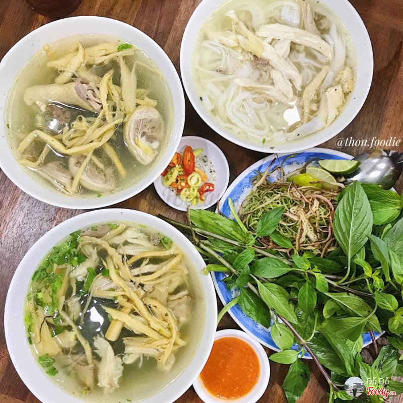Miến gà nấu măng