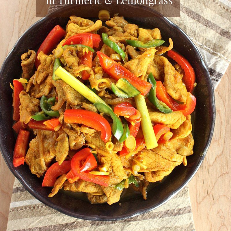 Thịt rang sả