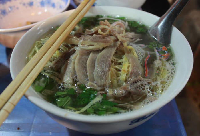 Bún thang bà Đức phố Cầu Gỗ