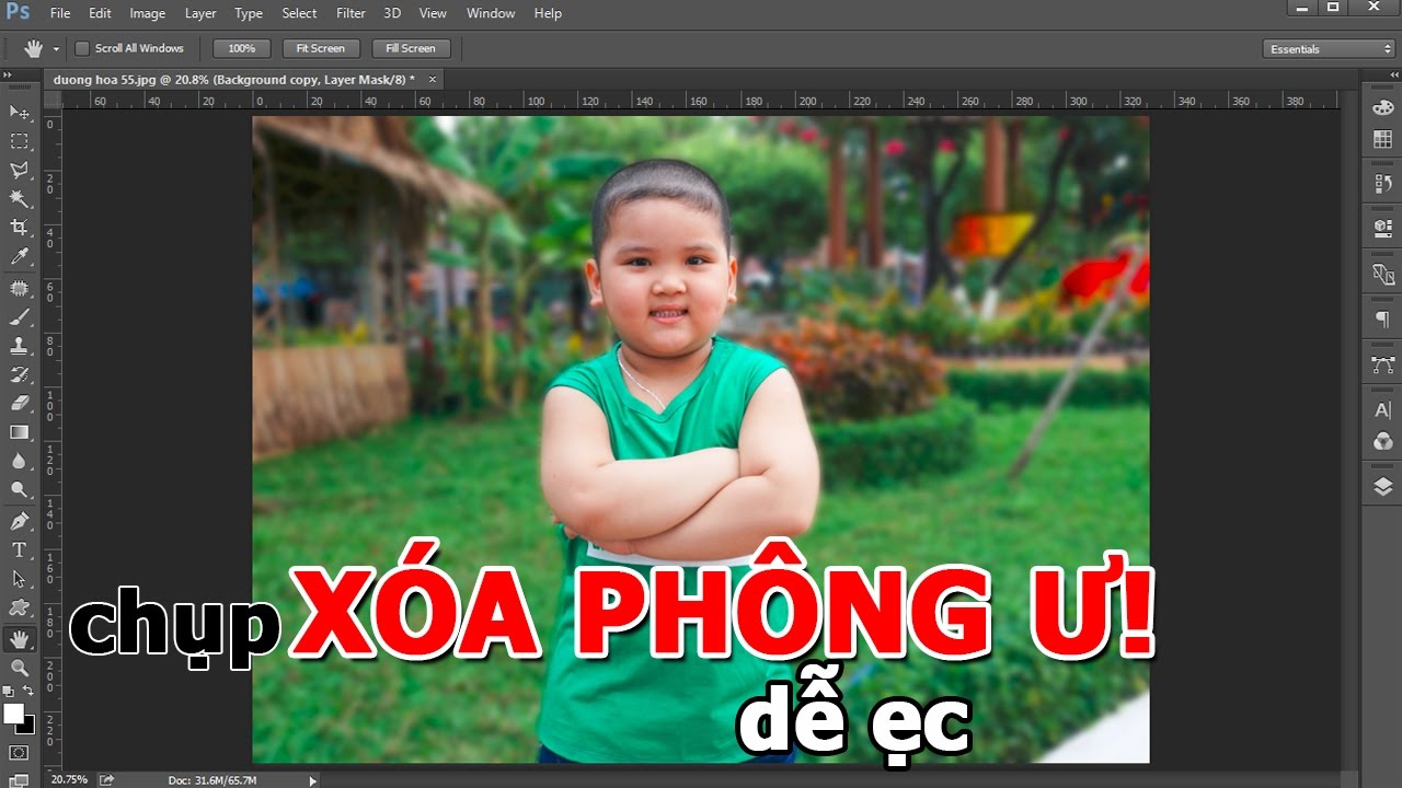 Hướng dẫn xóa phông nền bằng Photoshop CS6