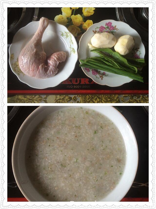 Cháo vịt, hành hoa, khoai sọ món cháo ăn dặm đặc biệt thơm ngon cho bé 6-12 tháng tuổi