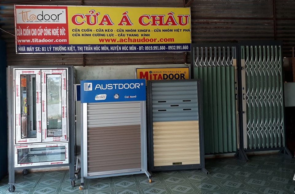 Trưng bày mẫu tại Long an
