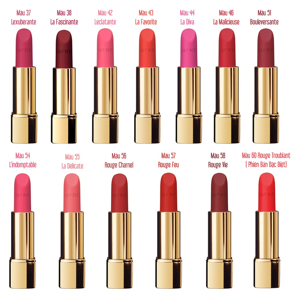Son Chanel Rouge Allure Velvet | Shopee Việt Nam