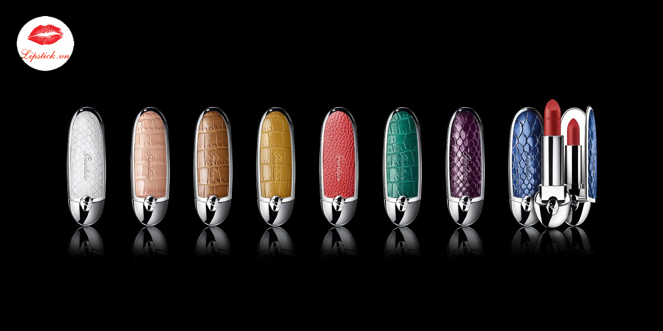 Son Guerlain 91 Đỏ Lạnh - The Metallic Lipstick | Lipstick.vn