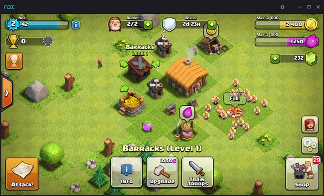 Giao diện của Nox App Player Giao diện của Nox App Player