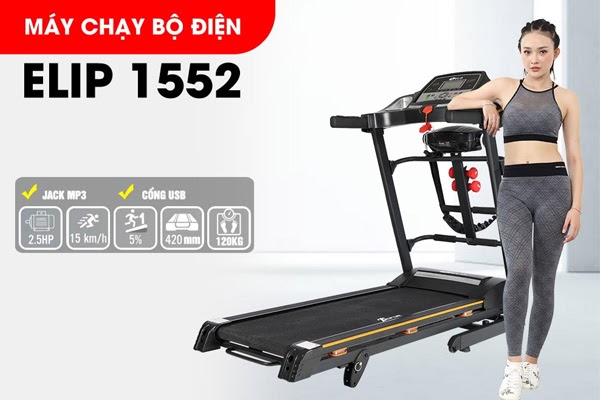 Máy chạy bộ điện ELIP 1552 Pro