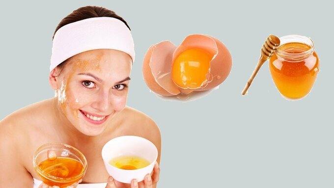 Cách đắp mặt nạ lòng trắng trứng và mật ong dưỡng da hiệu quả