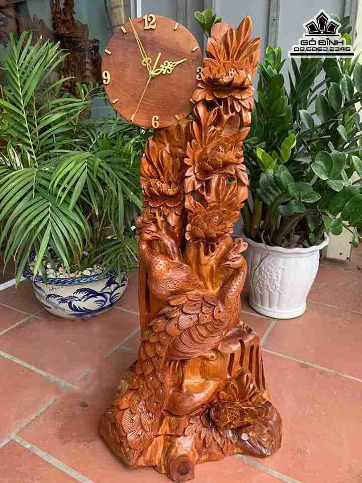 Đồng hồ gỗ tự nhiên