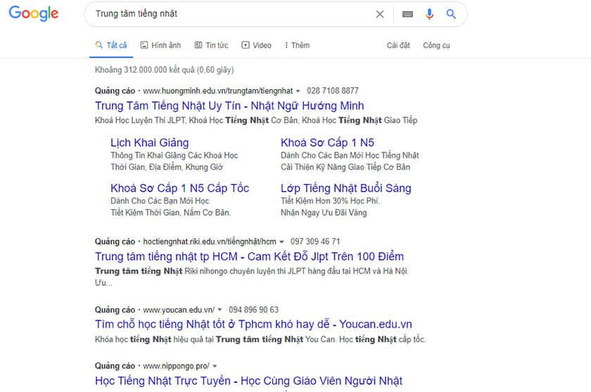 Vi Tri Cac Loai Quang Cao Google Search