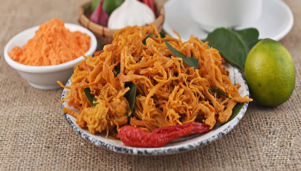 Món gà khô thơm ngon 