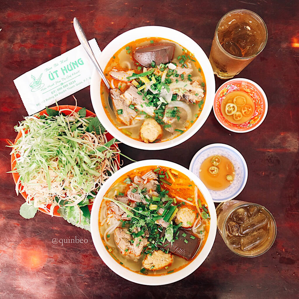 Quán Út Hưng – Quán Bún Bò Sài Gòn Ngon Đặc Sắc