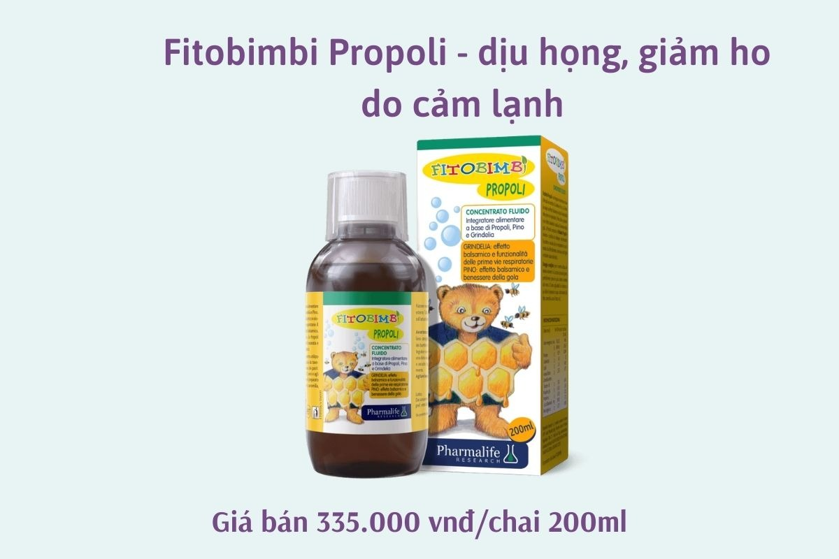 Siro ho Fitobimbi Propoli có tốt không?