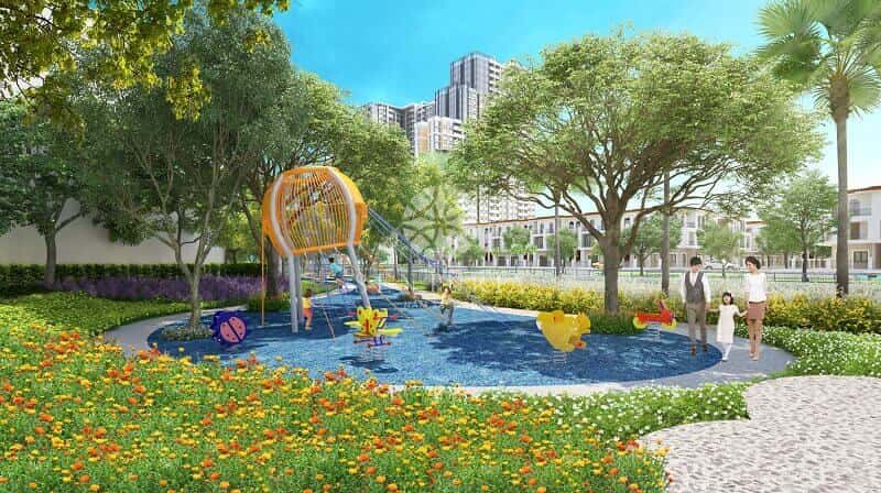 Công viên tuổi thơ của các công dân nhí tại Senturia Bình Chánh