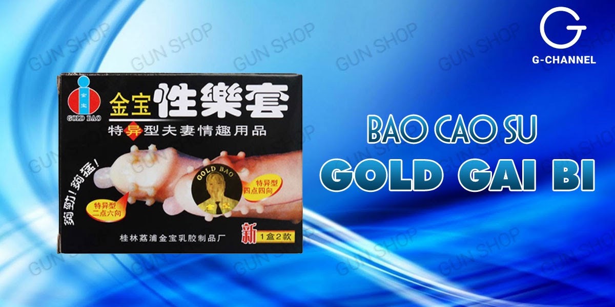 Bao cao su Gold gai bi tăng khoái cảm