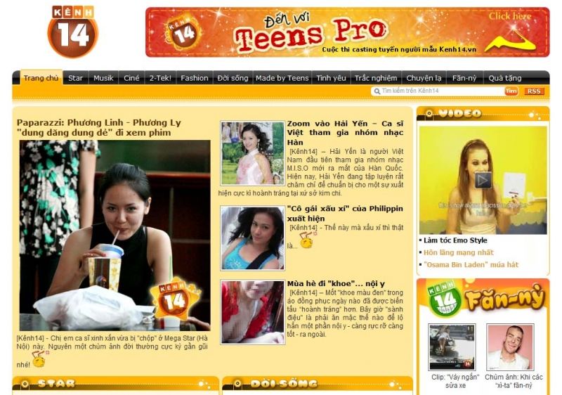 Website Thông Tin Giải Trí