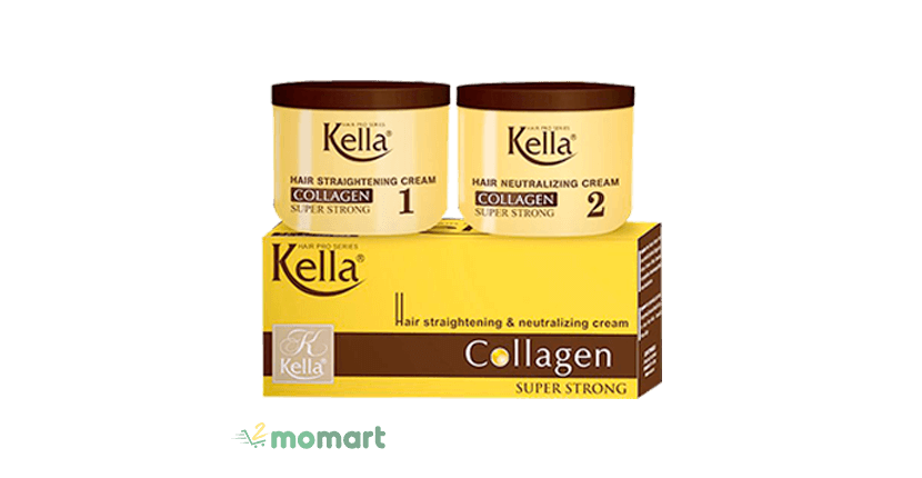 Kem duỗi tóc Kella Collagen Super Strong