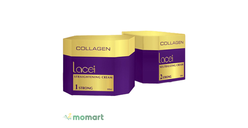 Kem duỗi tóc không cần kẹp nhiệt Collagen Lacei