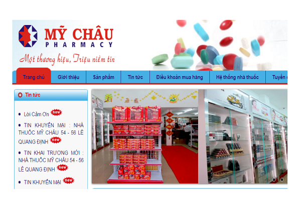  MỸ CHÂU PHARMACY - Nhà thuốc online uy tín ở Hồ Chí Minh với giá ưu đãi