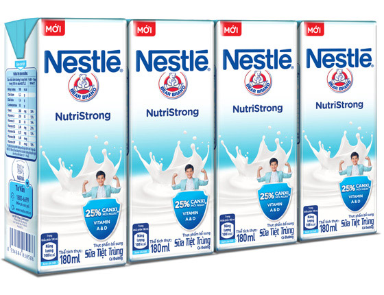 Sữa tiệt trùng Nestlé có đường