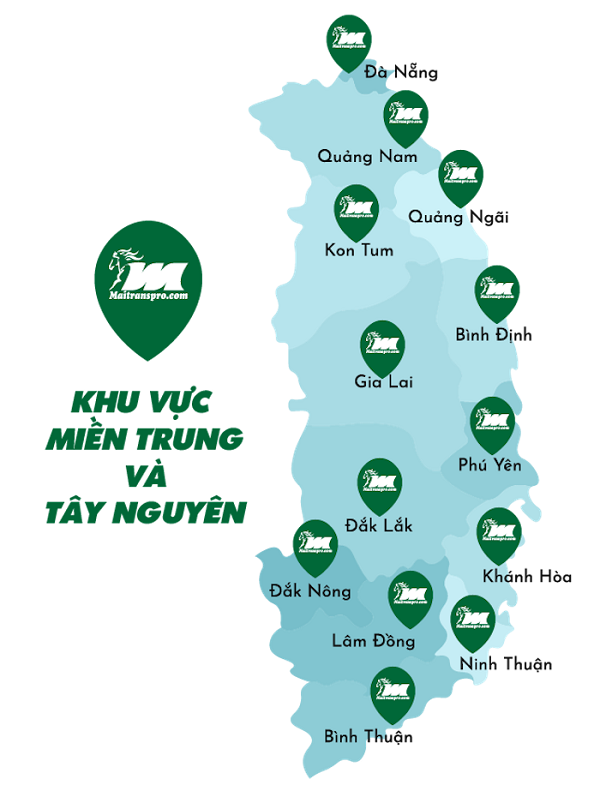 Miền tây và miền trung