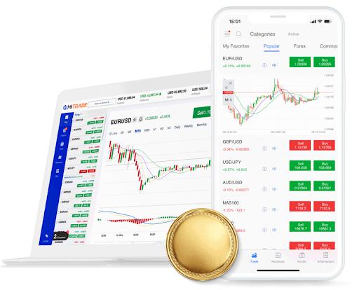 App chơi chứng khoán Mitrade