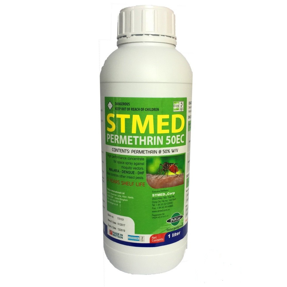 Dung dịch diệt trừ muỗi STMED Permethrin 50EC 1L | Shopee Việt Nam
