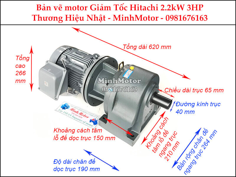Motor giảm tốc Nhật bản