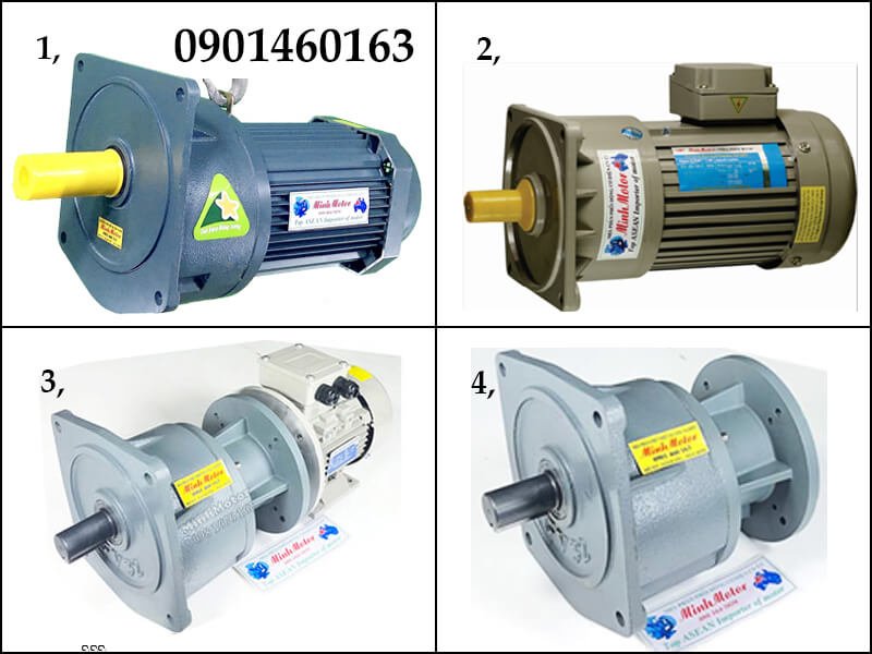 Motor giảm tốc mặt bích