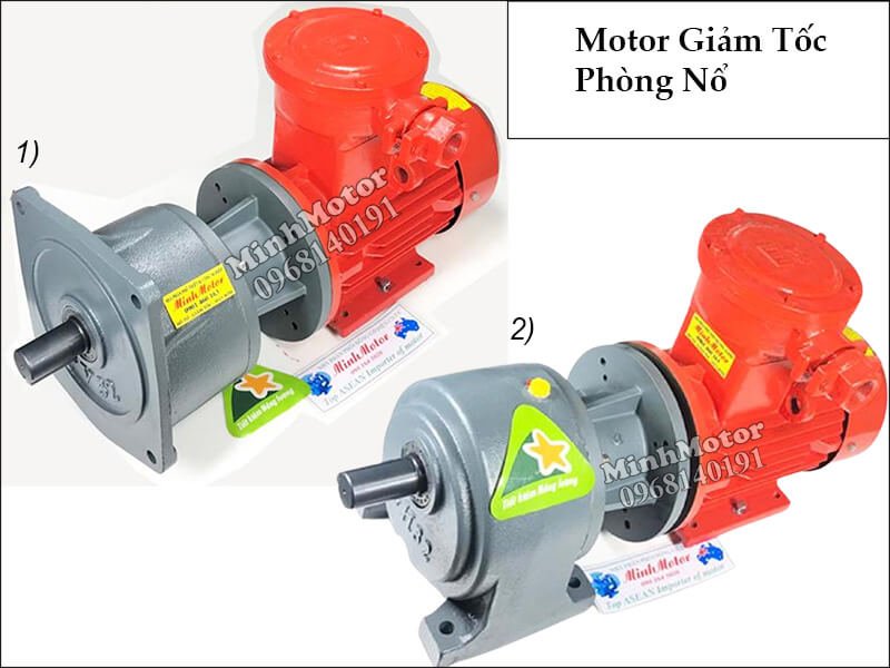 Motor giảm tốc phòng nổ