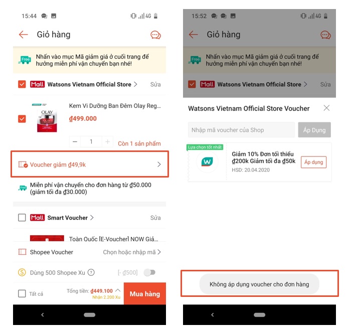 Hướng dẫn áp dụng 3 mã giảm giá Shopee cùng lúc