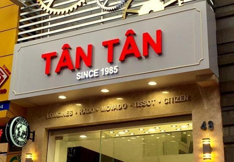 Các hệ thống cửa hàng Tân Tân tại TP.HCM. - Đồng Hồ Tân Tân