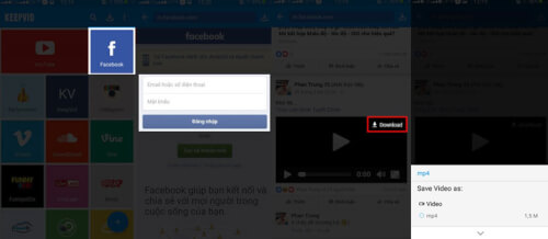 Cách tải video trên facebook về điện thoại iPhone bước 5