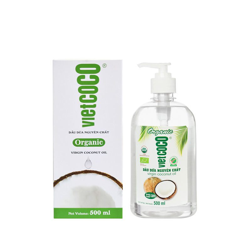Dầu dừa tinh khiết Organic Vietcoco 8