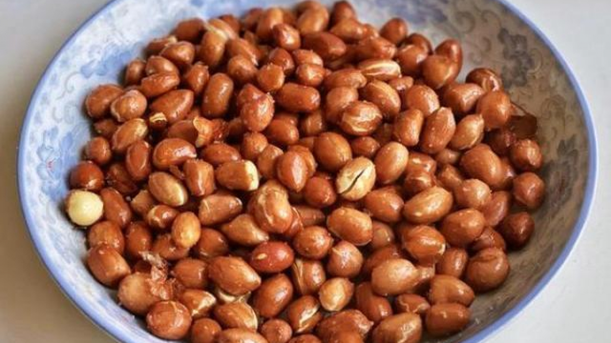 Rang lạc bằng lò vi sóng 3
