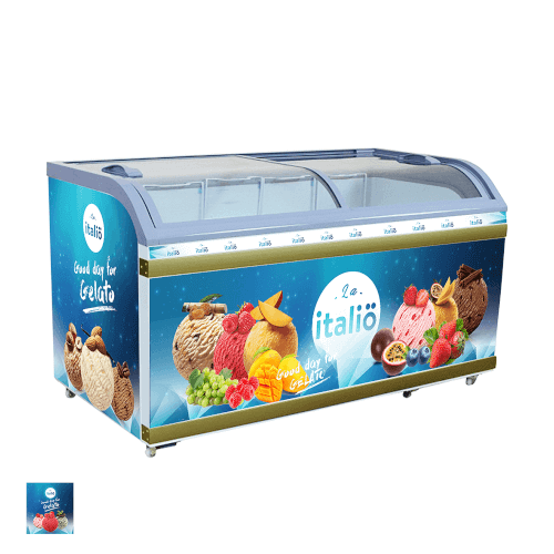 Tủ trưng bày kem Italio