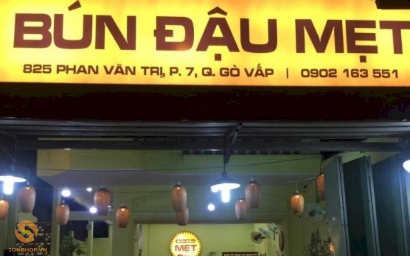 Bún đậu mắm tôm Gò Vấp 2