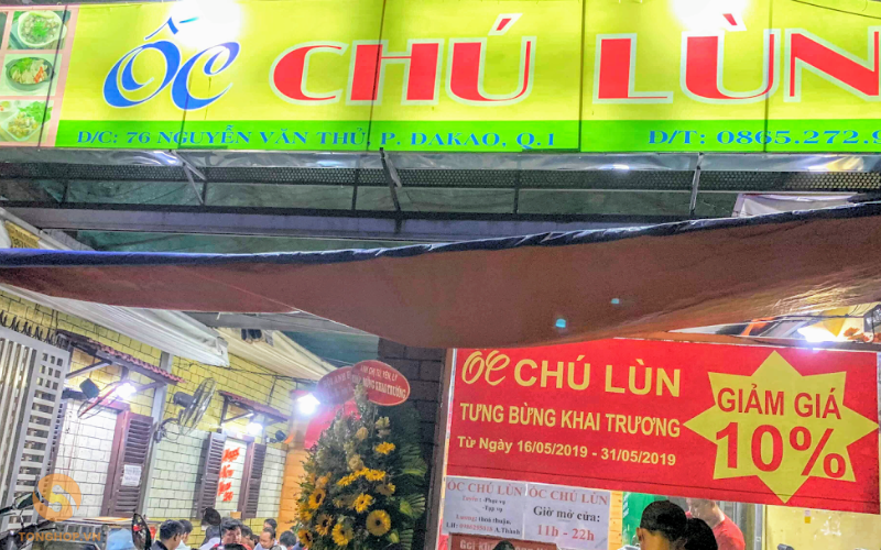 Quán ốc ngon Quận 1 -  3