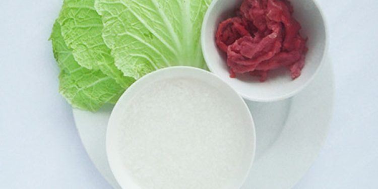 cháo thịt bò cho bé
