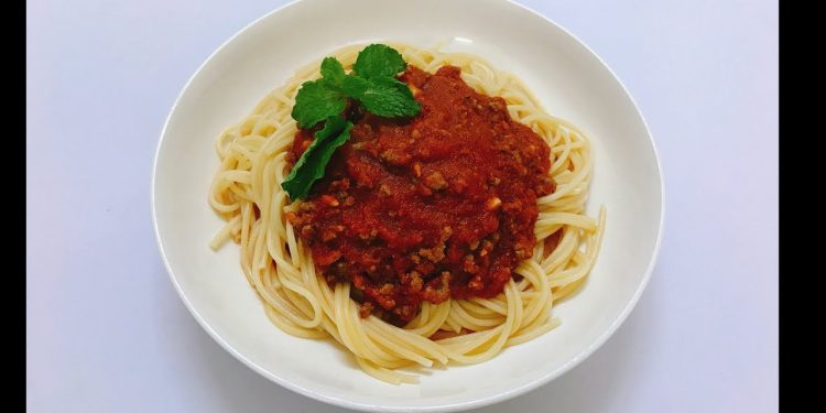 cách làm sốt spaghetti