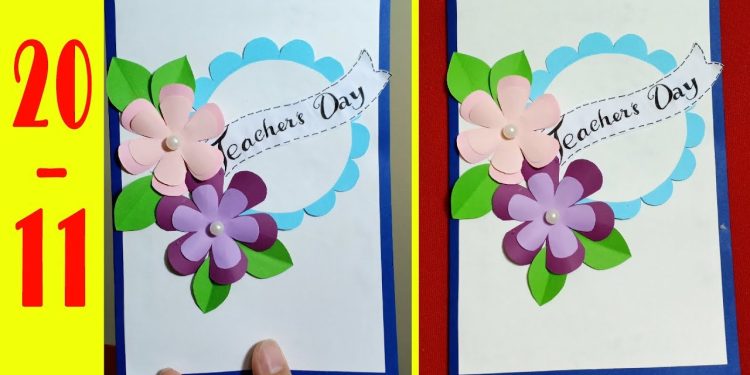 cách làm thiệp đơn giản tặng thầy cô