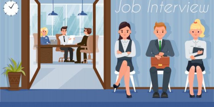 Job Candidates Wait Interview Turn With Hr Manager 82574 10250
