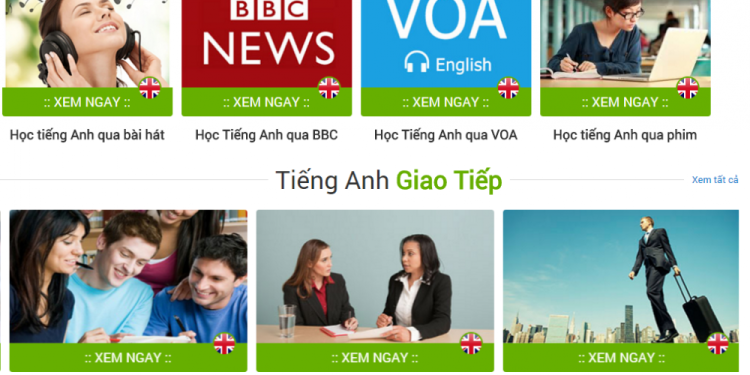 Website Học Tiếng Anh Online