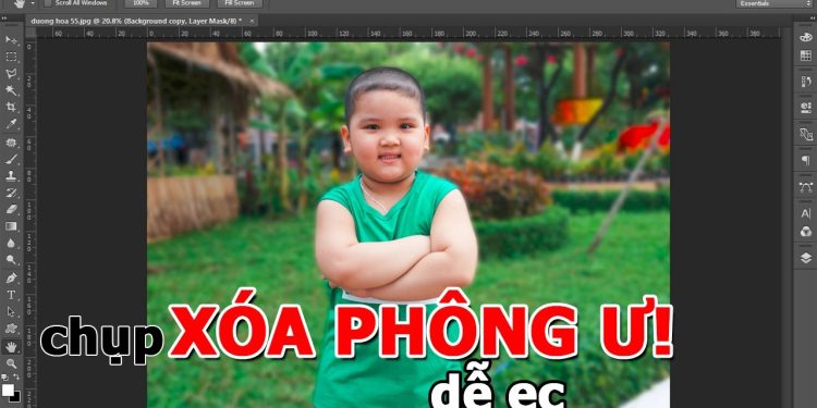 Xóa phông nền bằng photoshop cs6